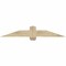 Ekena Millwork Eugene Rough Sawn Timber Gable Bracket, Douglas Fir, 60"W x 10"H x 6"D x 6"F, 4/12 Pitch GBW060X10X0606EUG00RDF - alternate 1